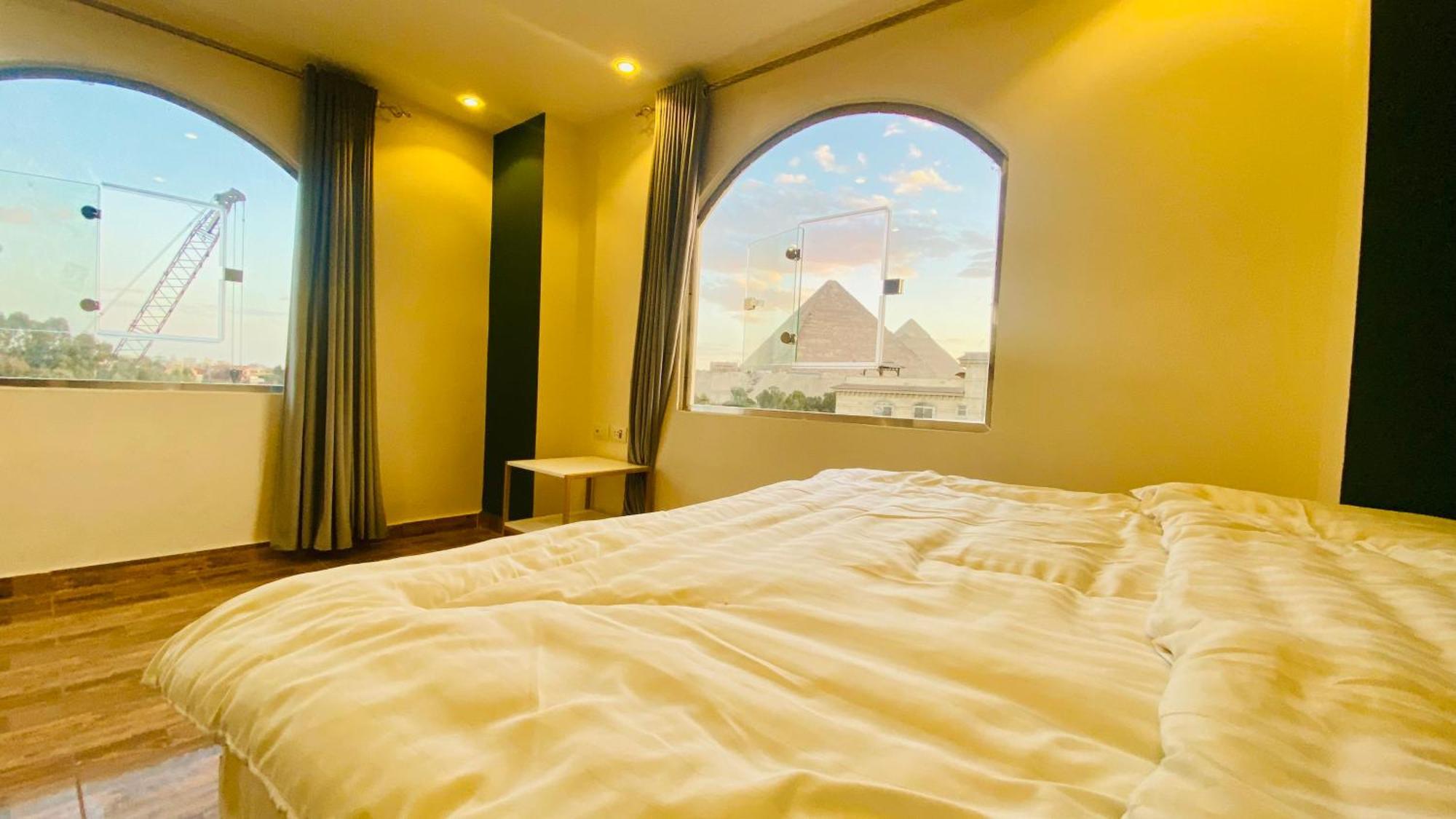 Hotel Oh Pyramids View Kafret el-Gabal Exterior foto