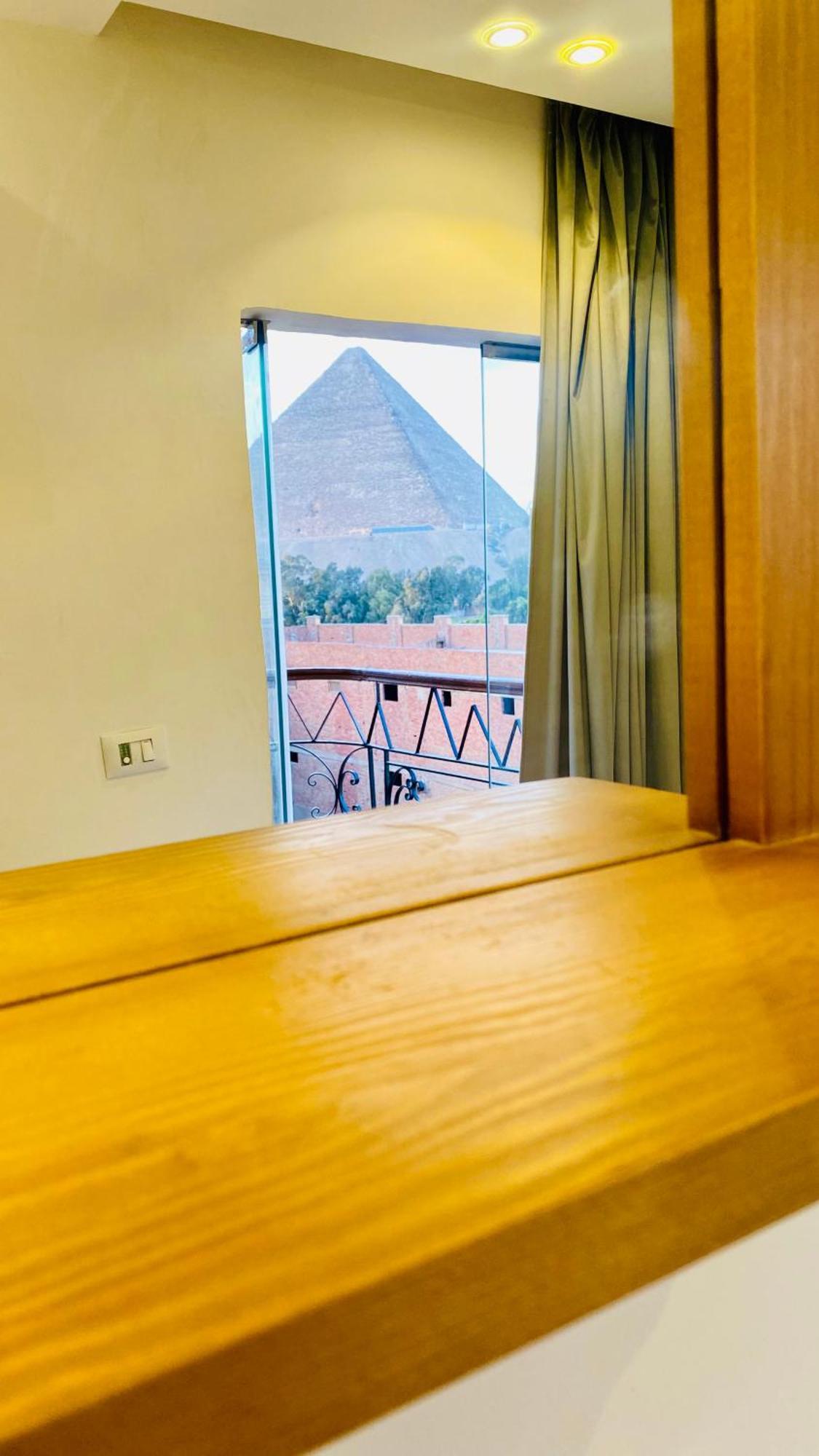 Hotel Oh Pyramids View Kafret el-Gabal Exterior foto