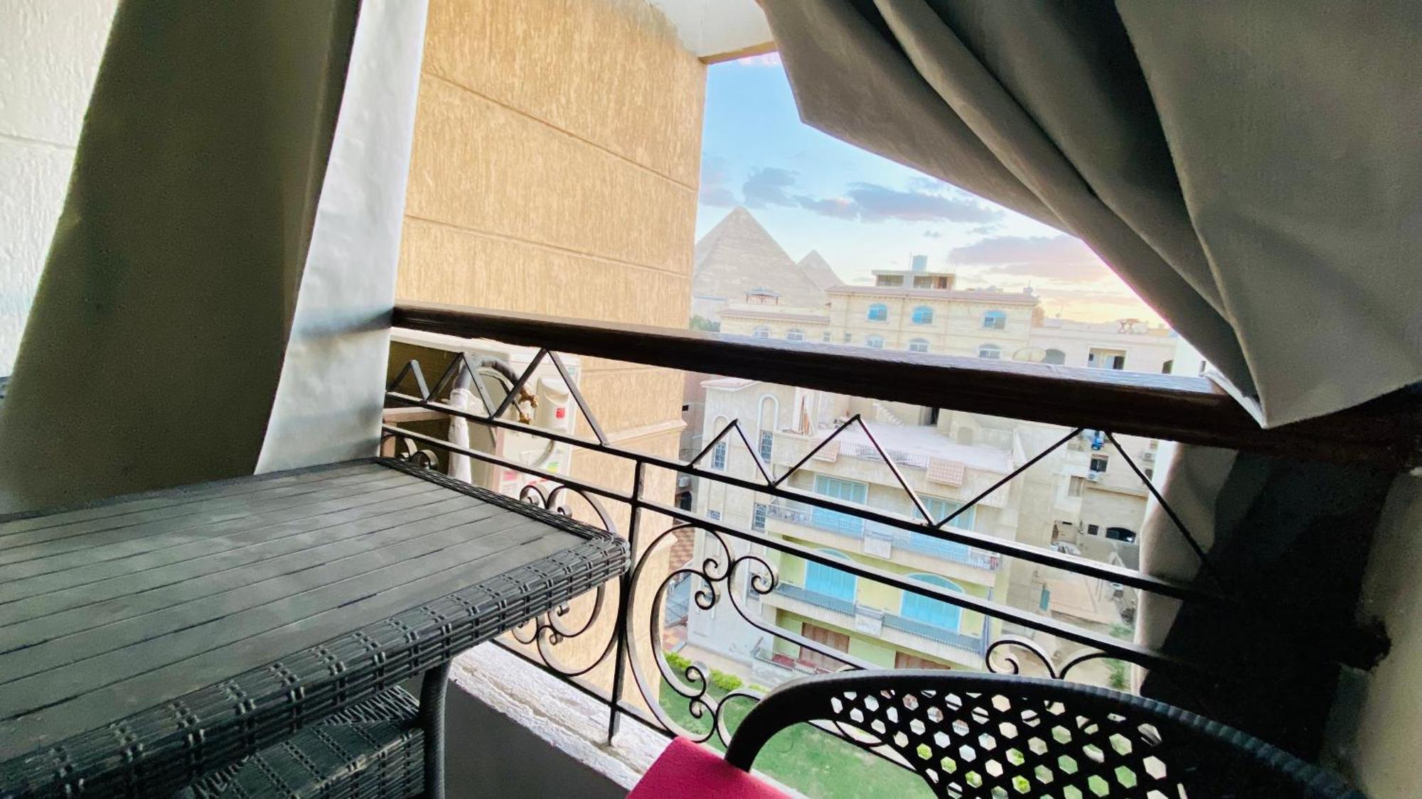 Hotel Oh Pyramids View Kafret el-Gabal Exterior foto
