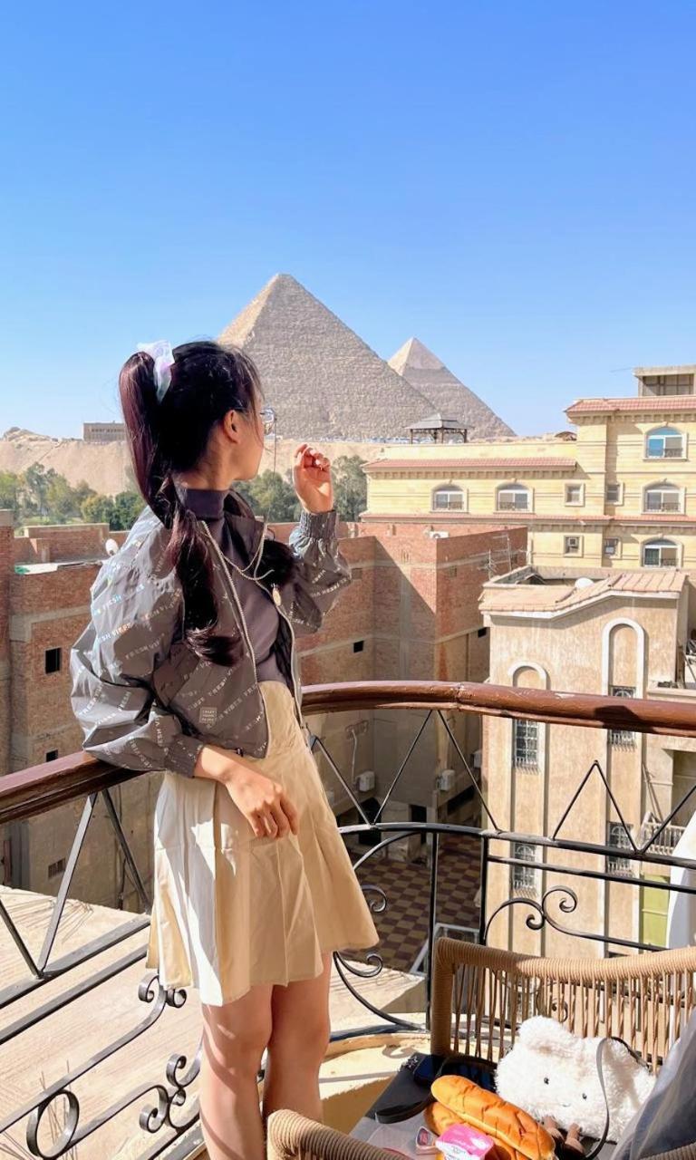 Hotel Oh Pyramids View Kafret el-Gabal Exterior foto