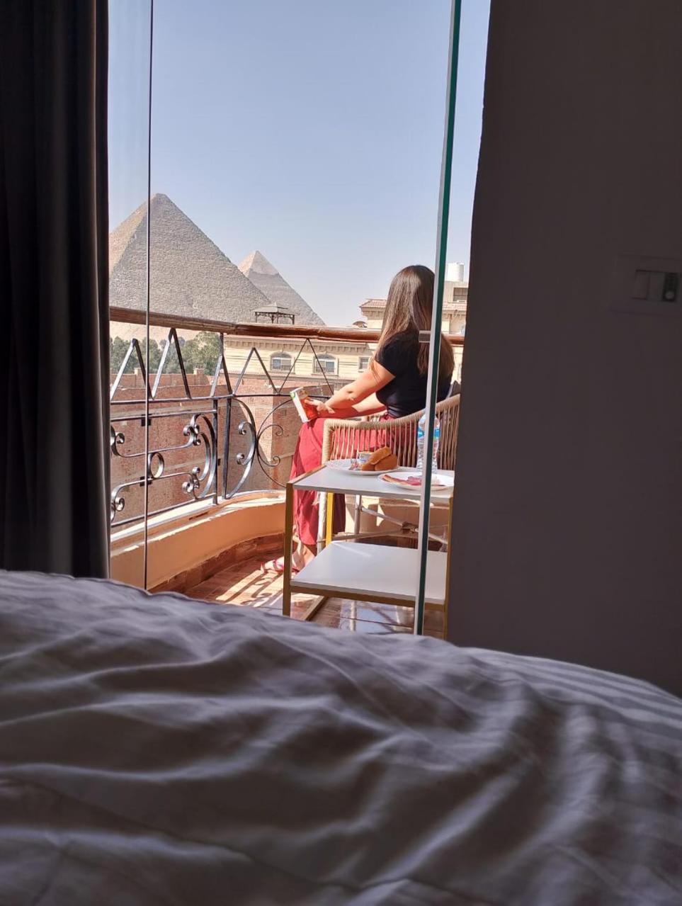 Hotel Oh Pyramids View Kafret el-Gabal Exterior foto