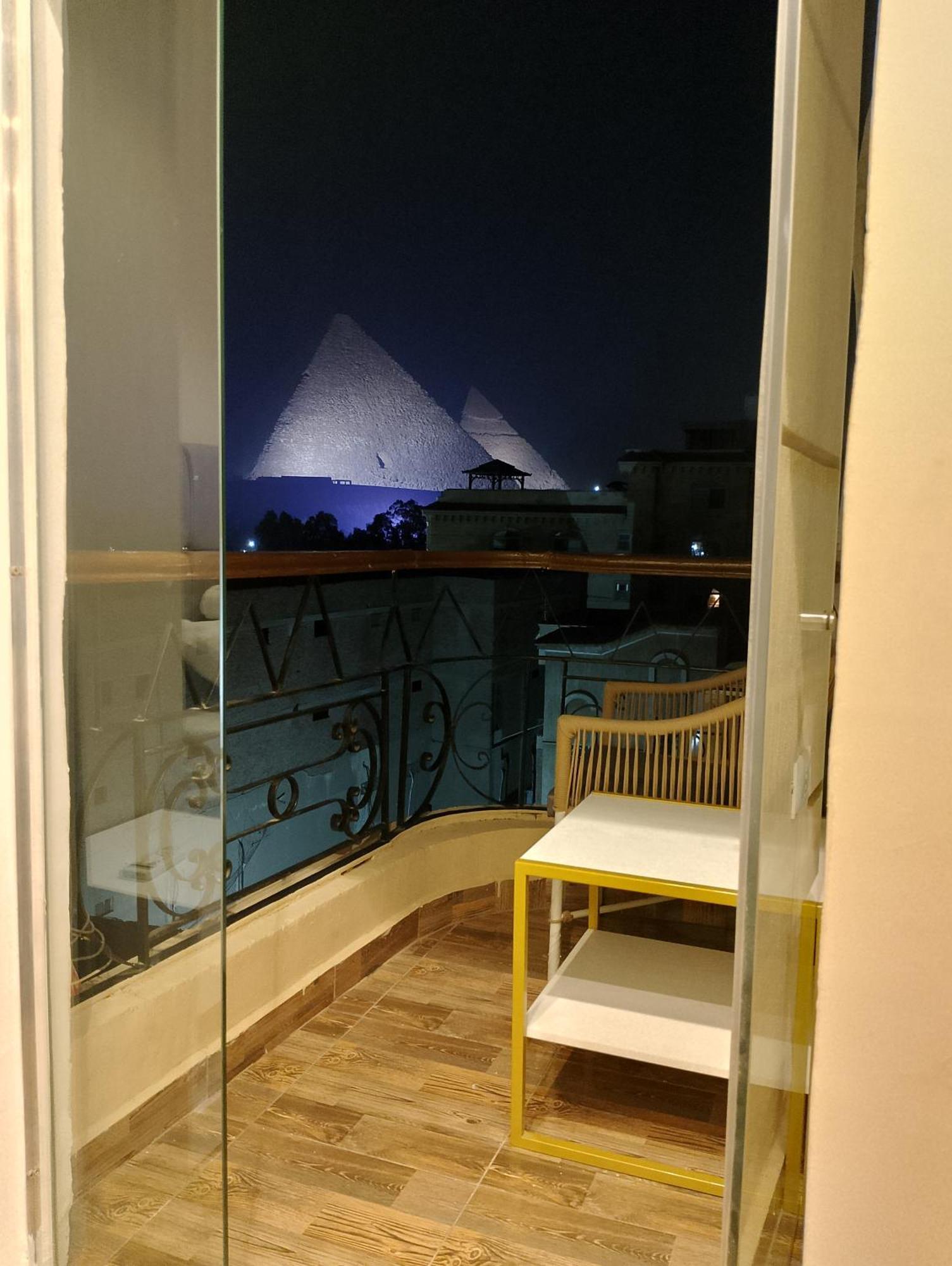 Hotel Oh Pyramids View Kafret el-Gabal Exterior foto